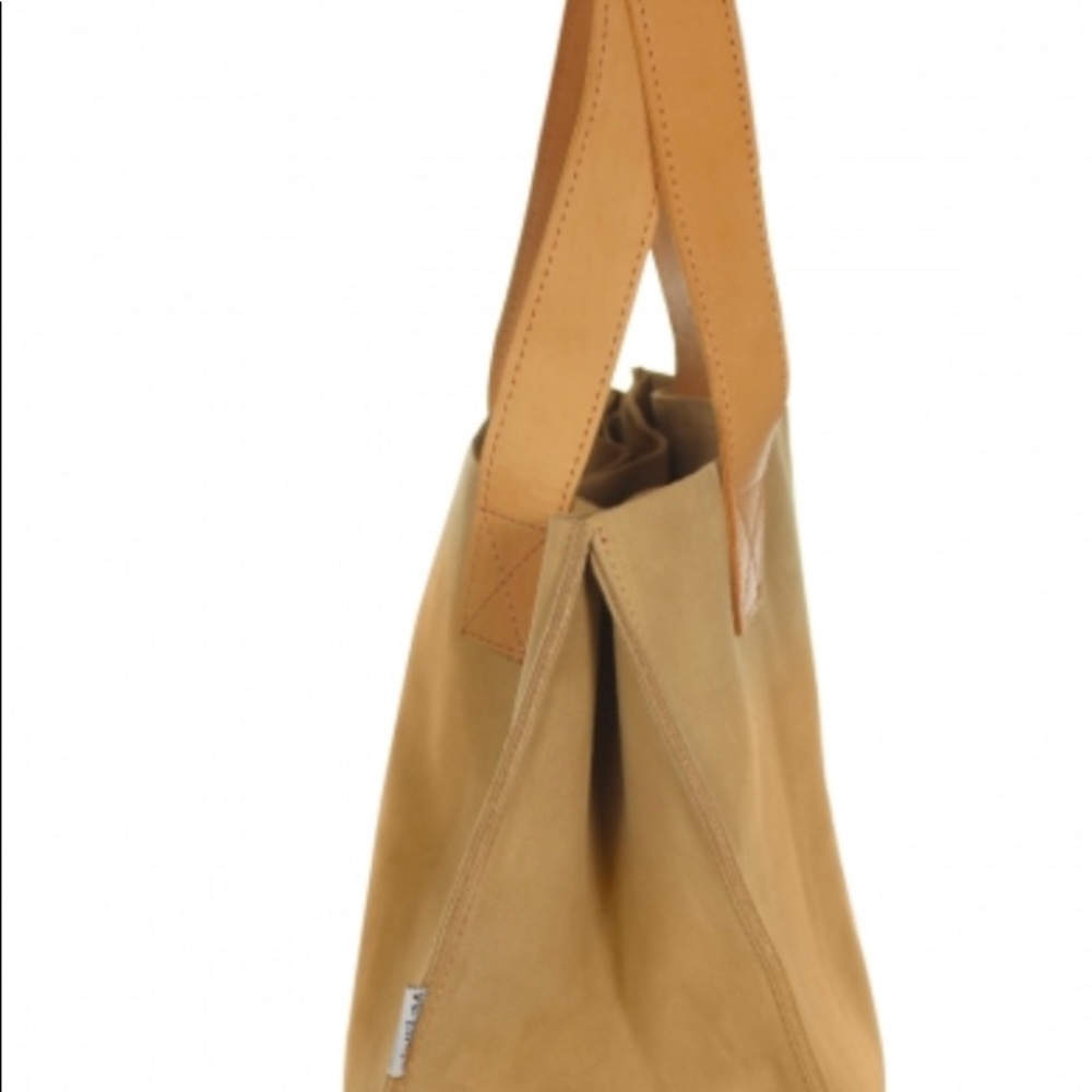 NWT Leather suede tote bag this Summer carry your wines with style - Picture 5 of 9